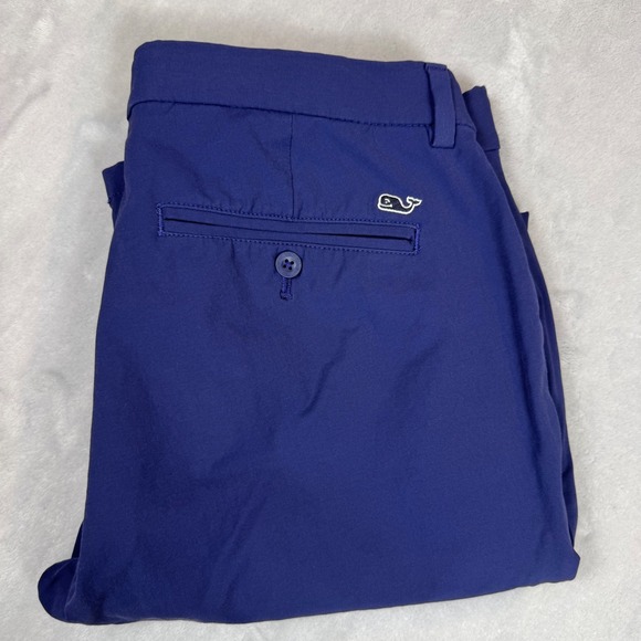 Vineyard Vines Performance Pants Mens 32x32 Blue Golf Casual Lightweight - Picture 1 of 9